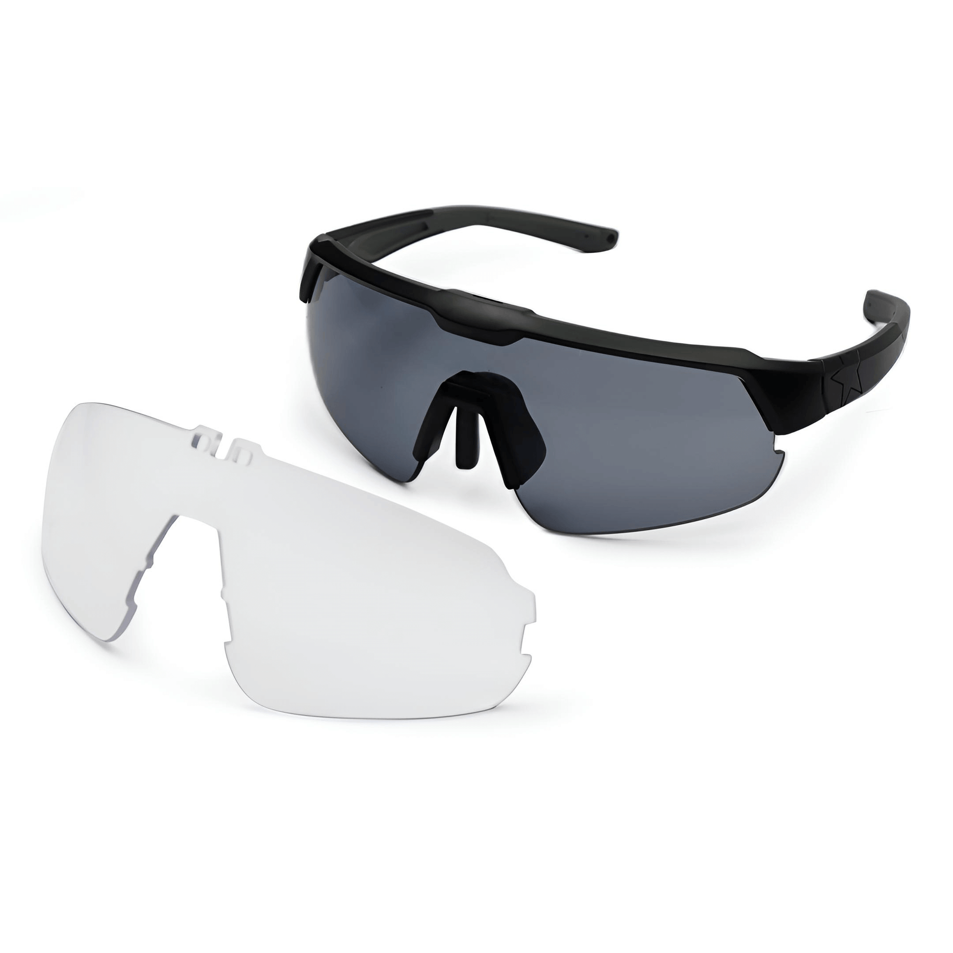 Certified ballistic spectacle,MIL-PRF-32432,ANSI Z87.1,EN166, anti-fog lens, inerchangeable lens, full UV protection. Laser protection, anti-glare lens options.
www.kcbuniform.com