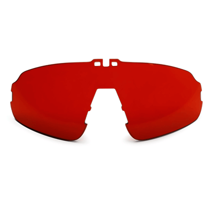Laser Protective Eyewear - Tactical Ballistic 1-Lens Kit with red lens designed for military and tactical professionals.