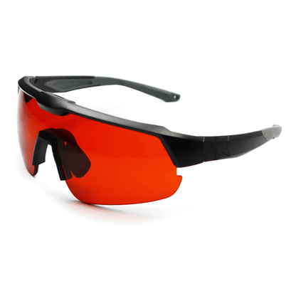 Laser Protective Eyewear - Tactical Ballistic 1-Lens Kit with red tinted lens for advanced eye protection