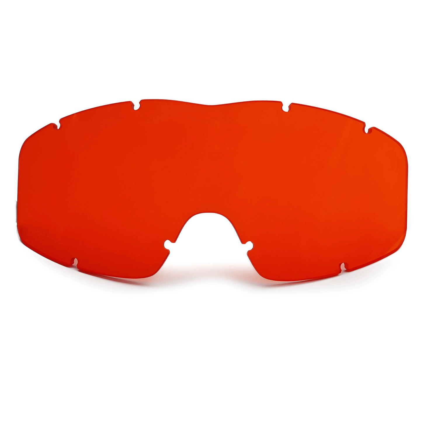 Laser Protective Ballistic goggles lens replacement in vibrant orange color.